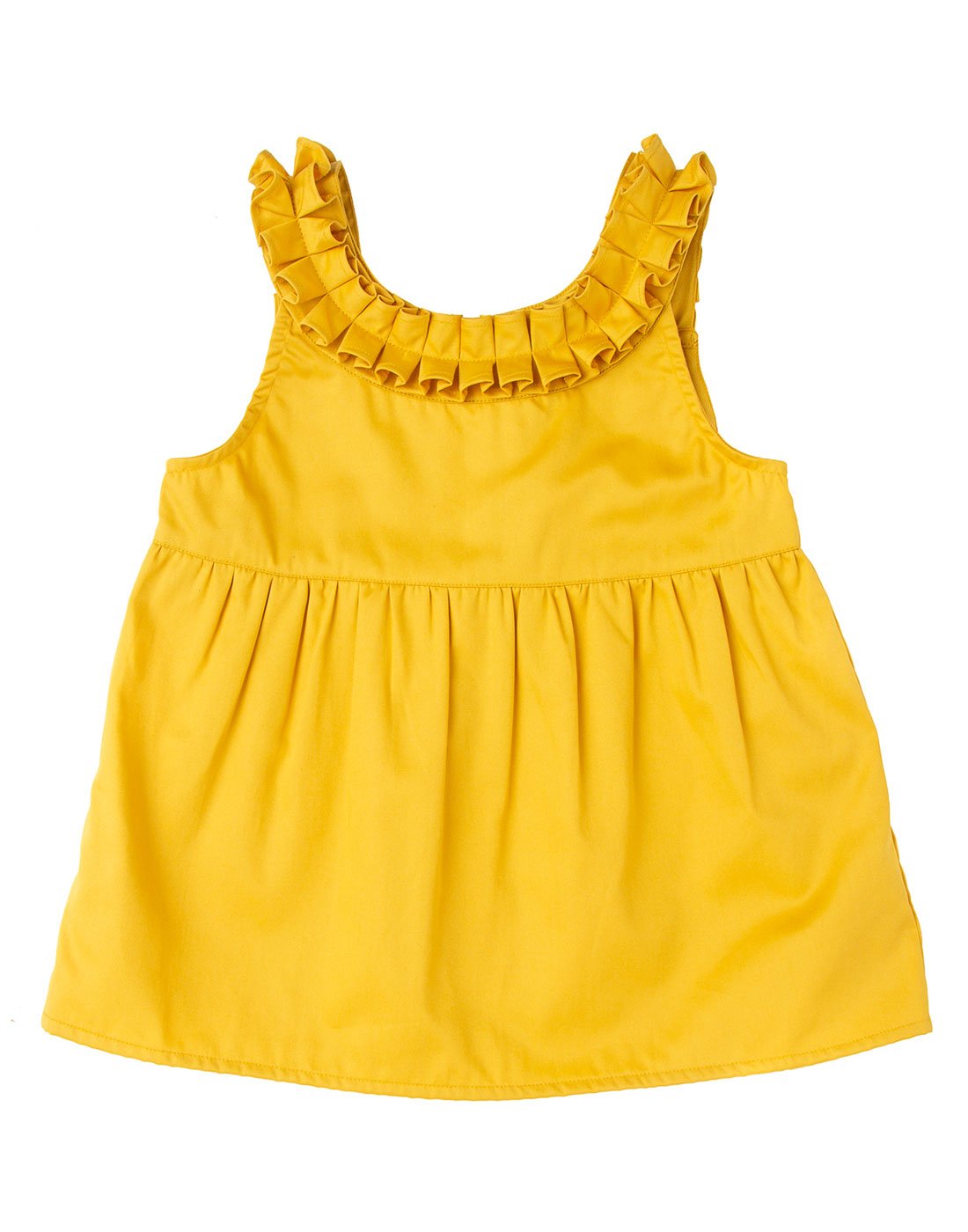 Canary Ruffle Top