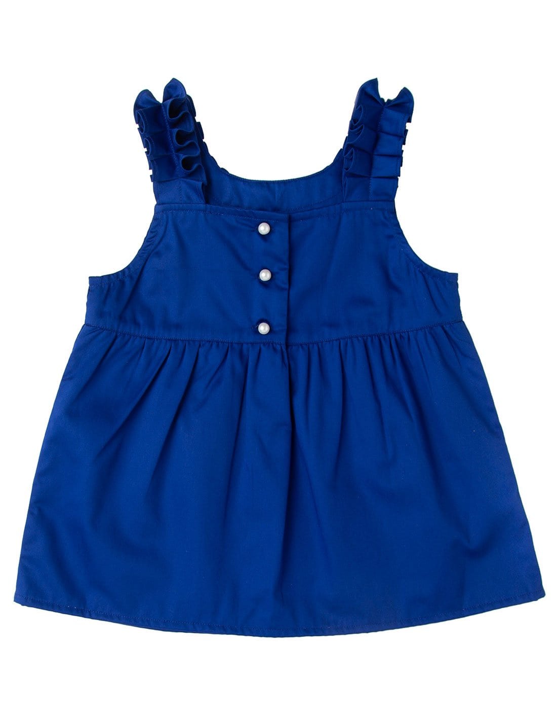 Royal Blue Ruffle Top