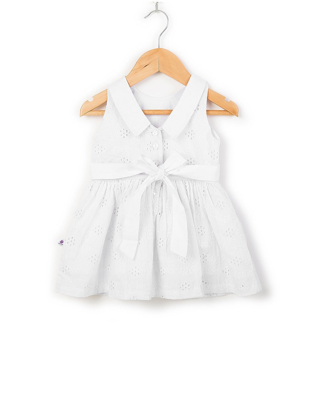 COO COO Hakoba Flower Dress - White