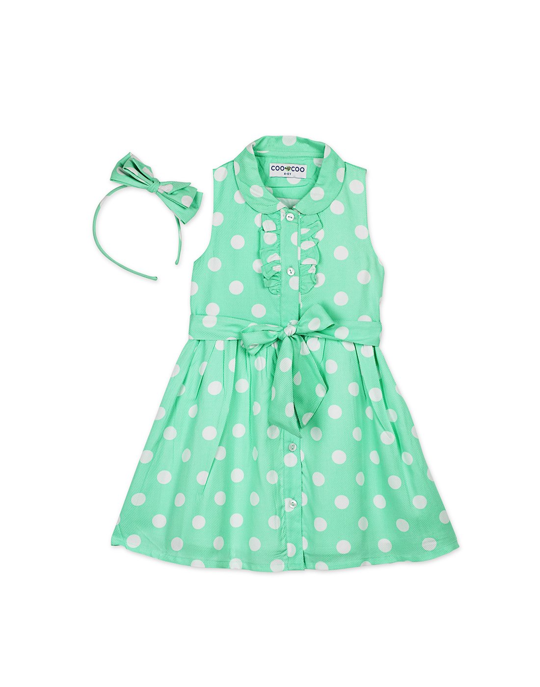 Green Polka Dress